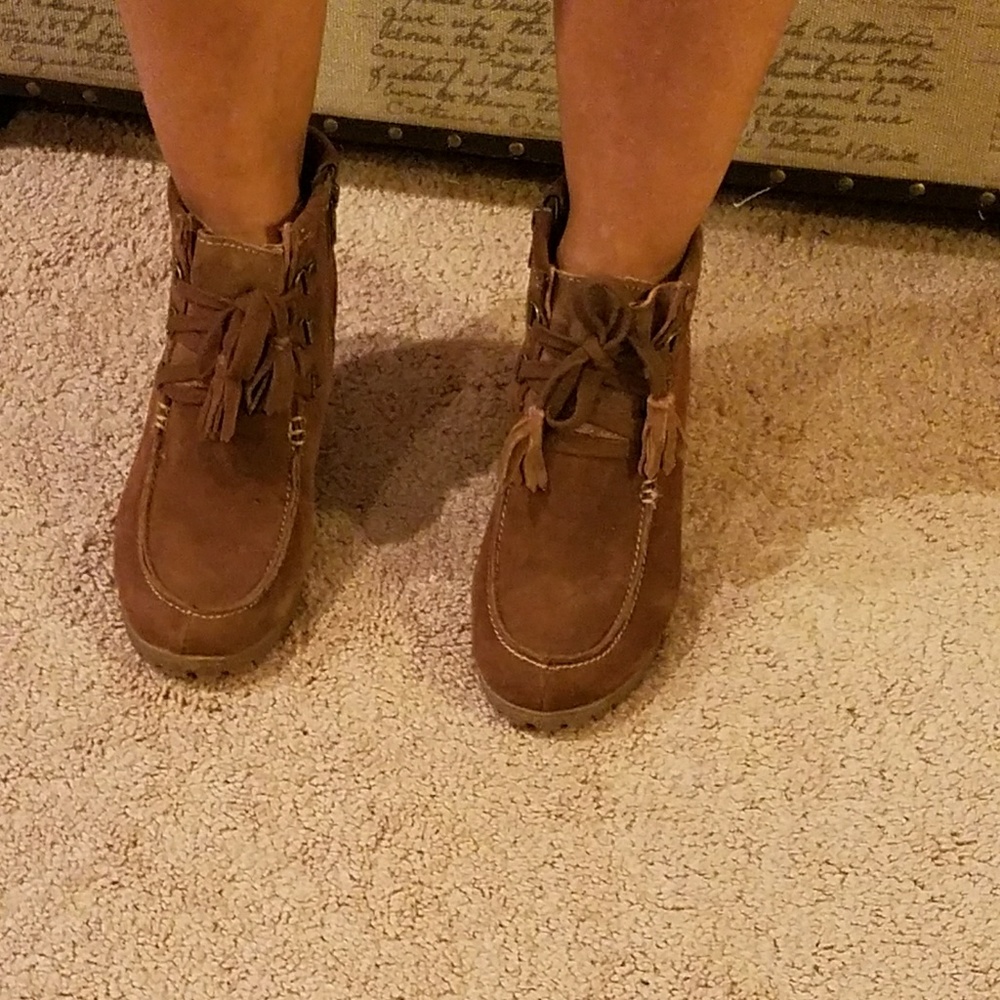 Suede Booties
